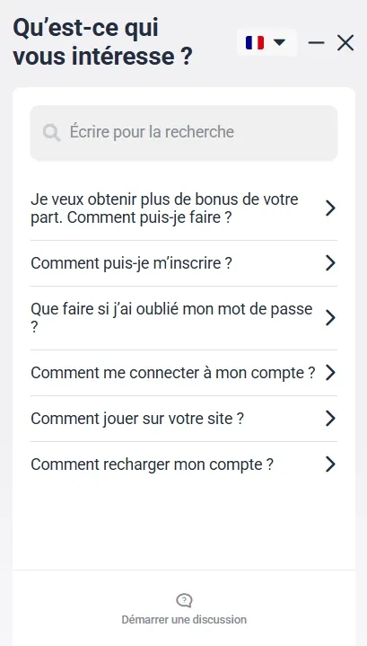Support et contact Runa Casino